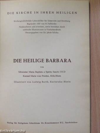 Die Heilige Barbara