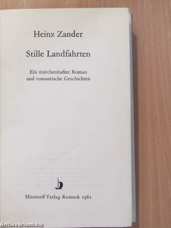 Stille Landfahrten