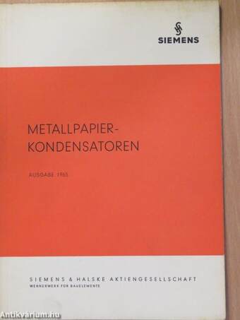 Metallpapier-Kondensatoren