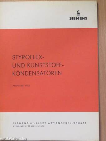 Styroflex- und Kunststoff-Kondensatoren