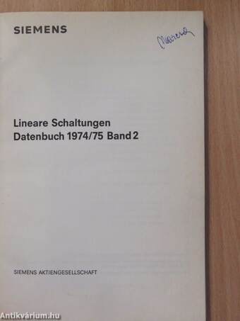 Lineare Schaltungen Datenbuch 1974/75/2.