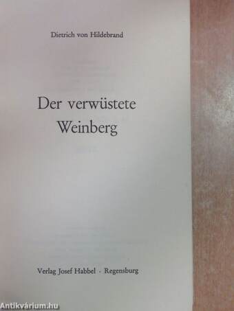 Der verwüstete Weinberg