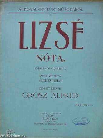 Lizsé nóta