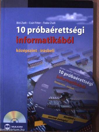 10 próbaérettségi informatikából - CD-vel