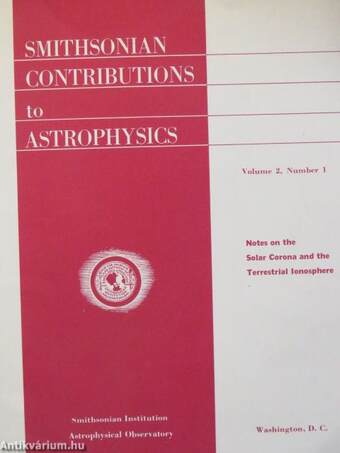 Smithsonian Contributions to Astrophysics 1957 Volume 2, Number 1