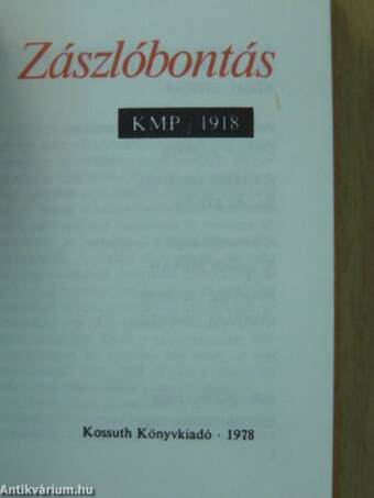 Zászlóbontás (minikönyv)/Zászlóbontás (minikönyv) (számozott)