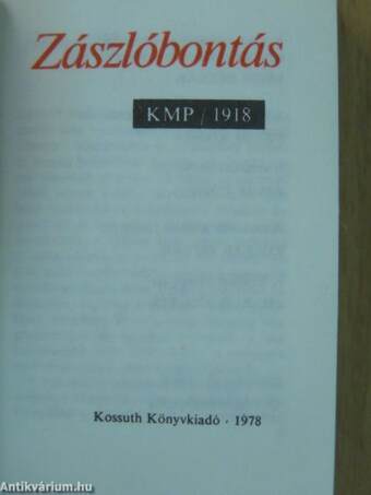 Zászlóbontás (minikönyv)/Zászlóbontás (minikönyv) (számozott)