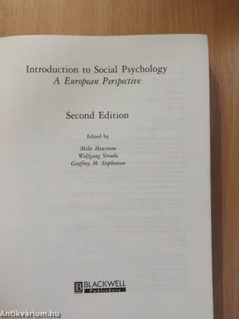 Introduction to Social Psychology