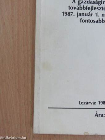 Magyar Közlöny 1986. különszám