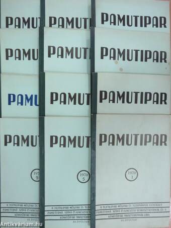 Pamutipar 1970/1-12.