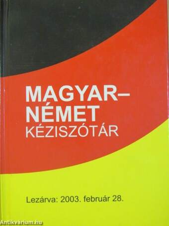 Magyar-német kéziszótár