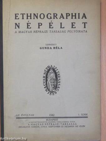Ethnographia - Népélet 1942/1.