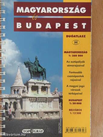 Magyarország és Budapest duóatlasz