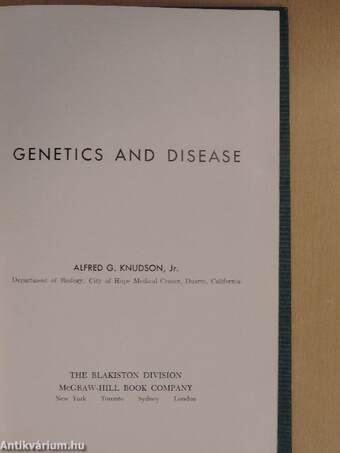 Genetics and Disease