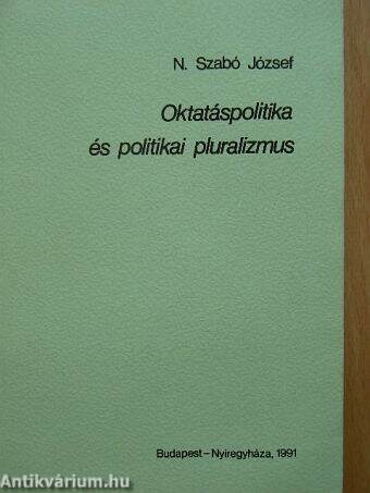 Oktatáspolitika és politikai pluralizmus