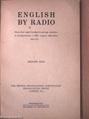 English by radio (A BBC angol nyelvleckéi) 2.