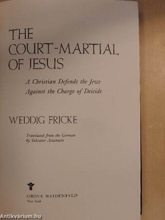 The Court-Martial of Jesus