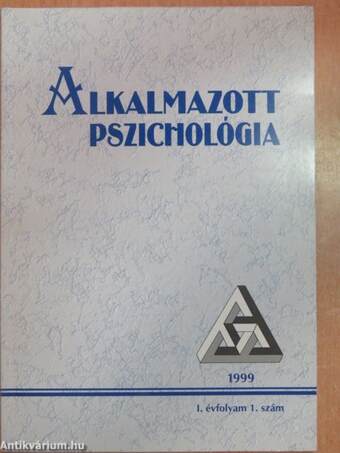 Alkalmazott Pszichológia 1999/1.