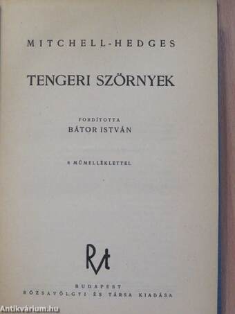 Tengeri szörnyek