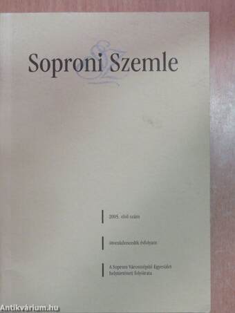 Soproni Szemle 2005/1.