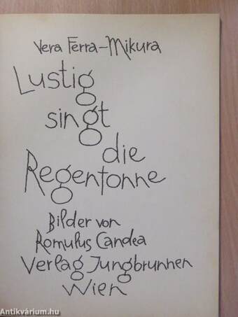 Lustig singt die Regentonne