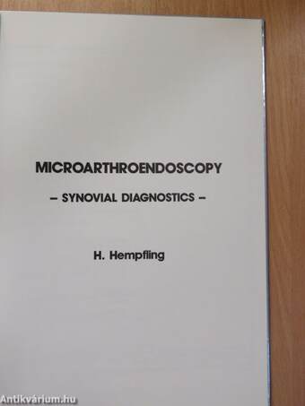 Microarthroendoscopy