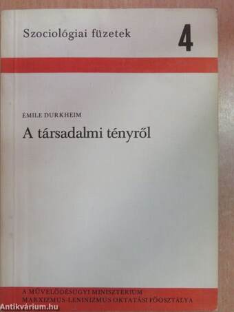 A társadalmi tényről