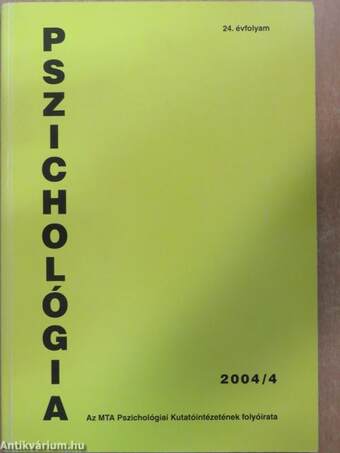 Pszichológia 2004/4.