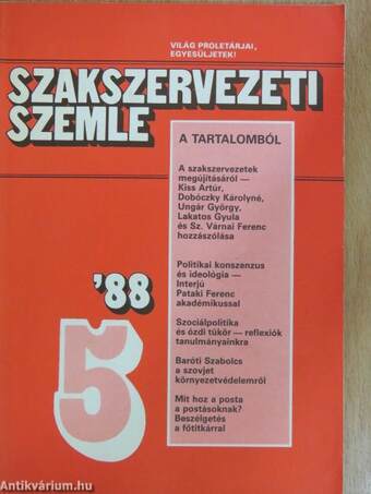 Szakszervezeti Szemle 1988/5.