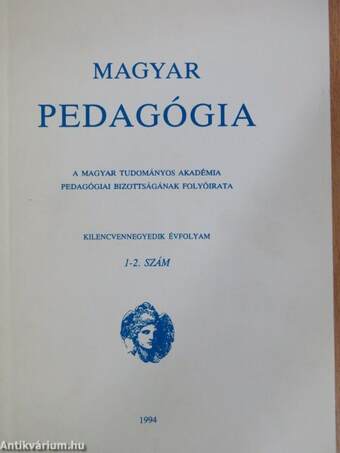 Magyar Pedagógia 1994/1-2.