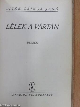 Lélek a vártán (Tiltólistás kötet)