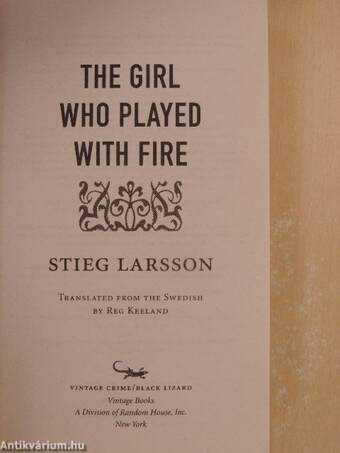 The Girl who Played with Fire