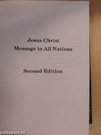 Jesus Christ Message to All Nations