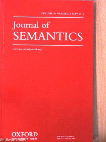 Journal of Semantics May 2013