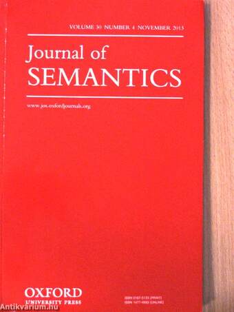 Journal of Semantics November 2013