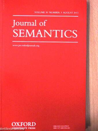 Journal of Semantics August 2013