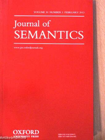 Journal of Semantics February 2013