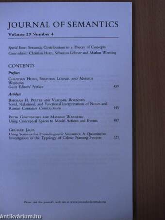 Journal of Semantics November 2012