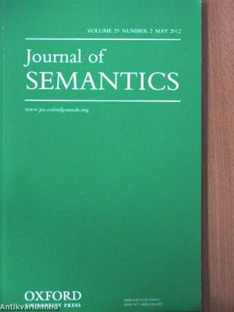 Journal of Semantics May 2012