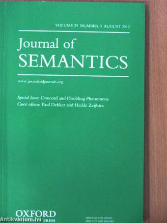 Journal of Semantics August 2012