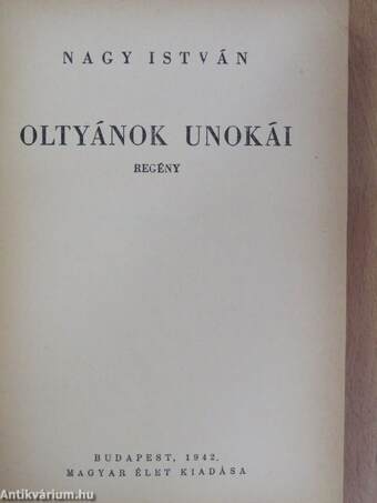 Oltyánok unokái