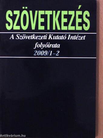 Szövetkezés 2009/1-2.