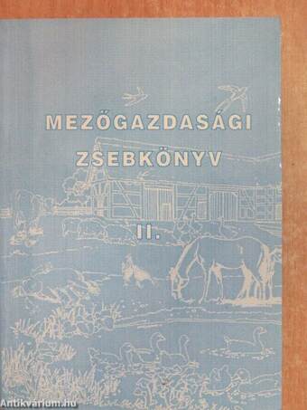 Mezőgazdasági zsebkönyv II.