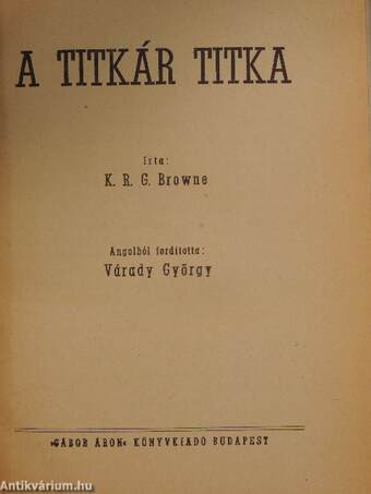 A titkár titka