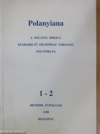 Polanyiana 1998/1-2.