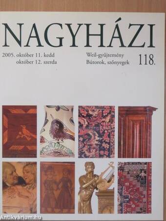 Nagyházi Galéria és Aukciósház 118. aukció