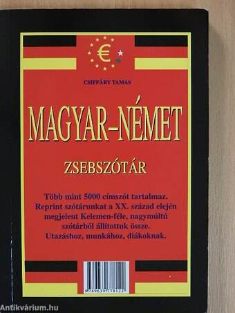 Magyar-német/német-magyar zsebszótár