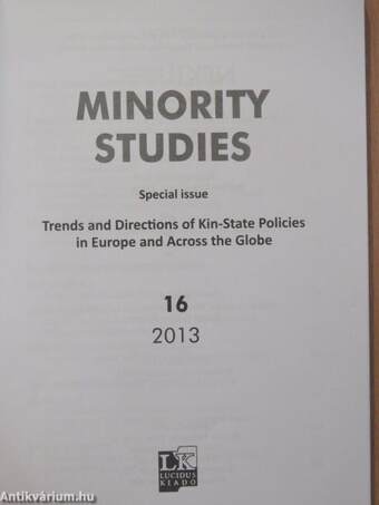 Minority Studies 16/2013