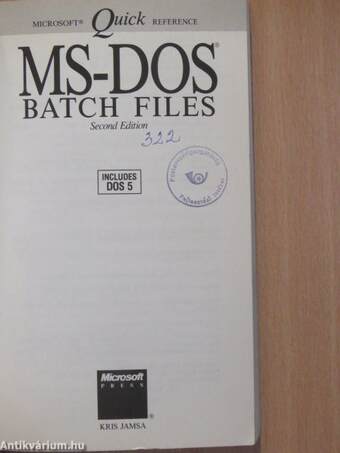 MS-DOS Batch Files