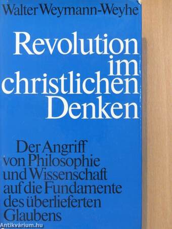 Revolution im christlichen Denken